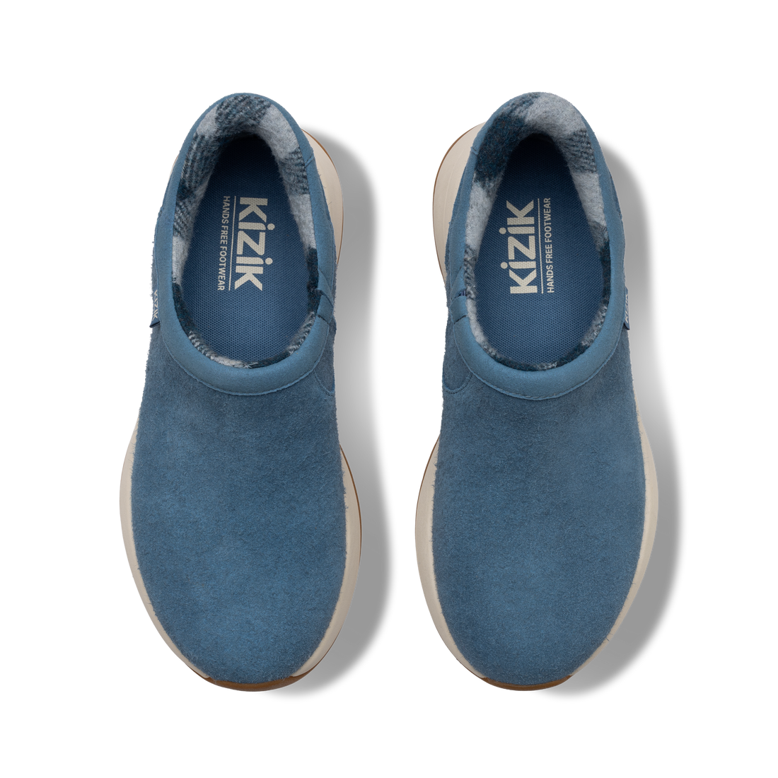 Women's Juno 2 Moc - Blue Suede Plaid